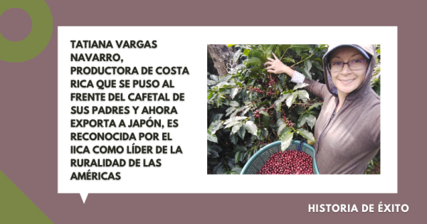 #HistoriaDeÉxito

🌱Tatiana Vargas dejó la finca familiar para estudiar Agronomía, pero volvió para transformarla. Actualmente, su café artesanal es reconocido internacionalmente y ella ganó el premio Alma de la Ruralidad del IICA.

Conoce su experiencia➡️ n9.cl/hwc03
