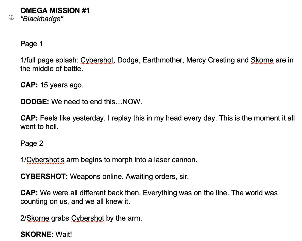 The DON. (Omega Mission/late 2025!) (@dondrawsstuff) on Twitter photo I'll be addressing this on tomorrow's <a href="/TheStudioYTShow/">The STUDIO.</a> in more detail: Omega Mission is still in production. Retooled the script. Waiting for my very busy editor <a href="/KoniWaves/">Mark Poulton 👑</a> to read it over and give me any notes.
I just want to give you all the best damn comic I can. I'll be addressing this on tomorrow's <a href="/TheStudioYTShow/">The STUDIO.</a> in more detail: Omega Mission is still in production. Retooled the script. Waiting for my very busy editor <a href="/KoniWaves/">Mark Poulton 👑</a> to read it over and give me any notes.
I just want to give you all the best damn comic I can.