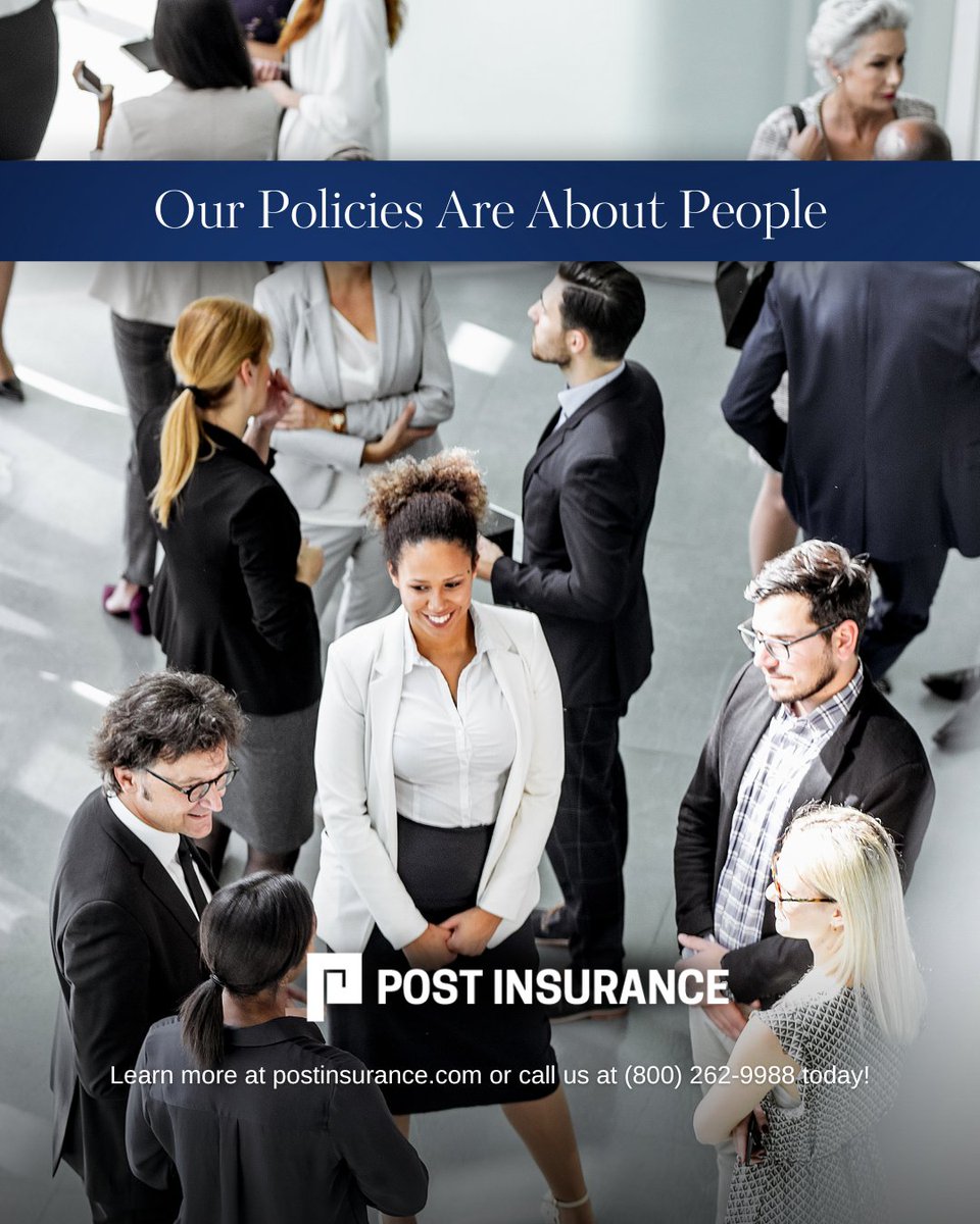 post_dan's tweet image. Insurance isn’t just about policies, it’s about people. At Post Insurance, we take the time to understand your needs and deliver protection that grows with your business or personal needs. 

📎 Let’s build a plan that supports your goals: postinsurance.com

#PostInsurance