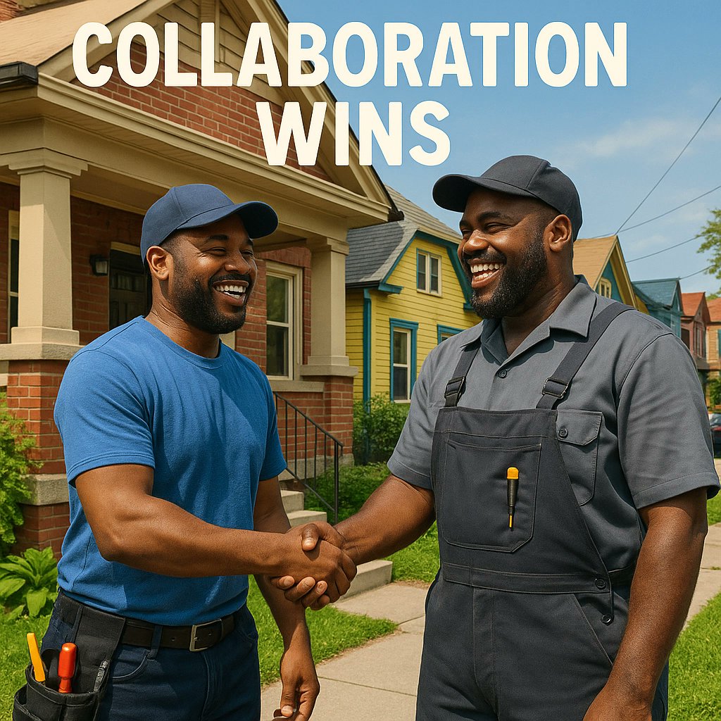 BrownKentarian's tweet image. Your network = your net worth. Two Black home pros doubled clients in months by swapping referrals and co-hosting events. Ready to grow? Collaborate and watch your numbers climb. #HomeServiceSuccess #BrownbagConsultants