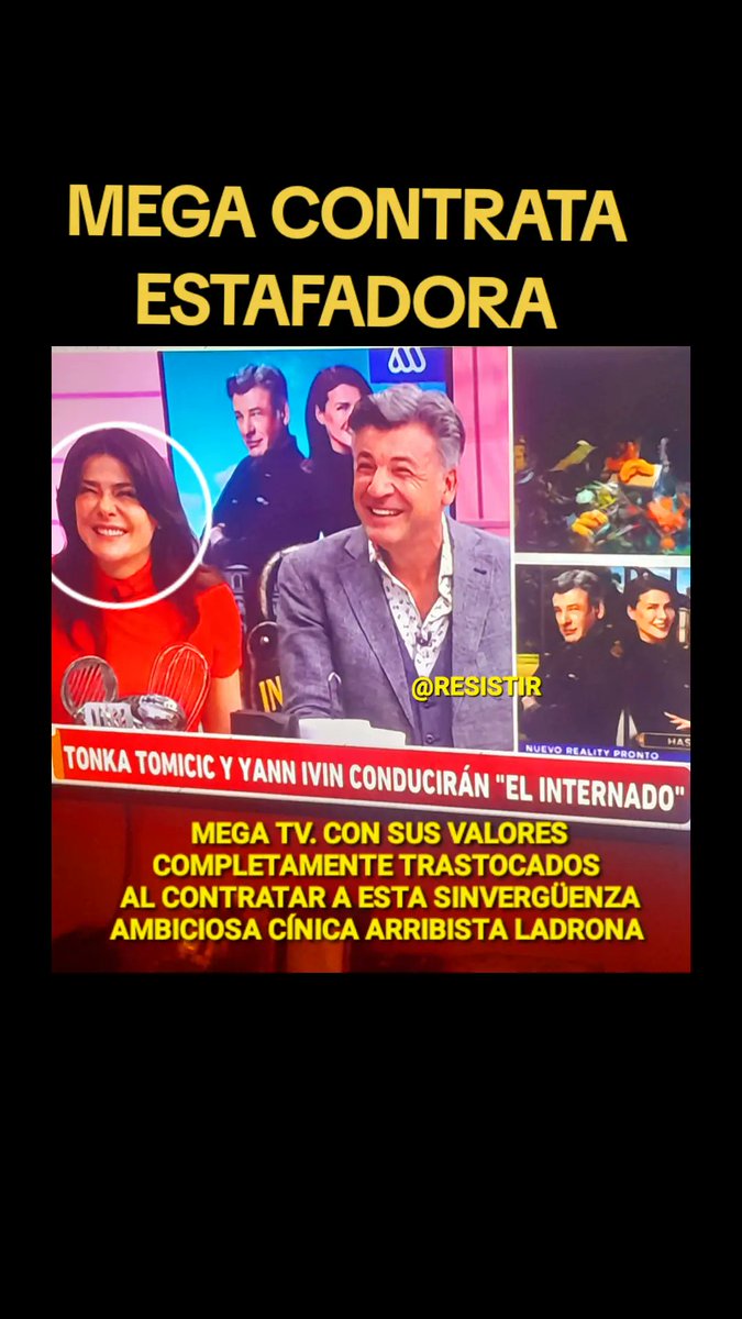 ISaintJean's tweet photo. @luciavou @Mega @Mega piensa que la gente se olvidó de los audios donde ella (cómplice de su marido estafador) le decía...
"Hazte el weón no más..."
Es una caradura de marca mayor,nadie decente quiere en pantalla esta sinvergüenza,dan ASCO https://t.co/qm9LsYhBQD