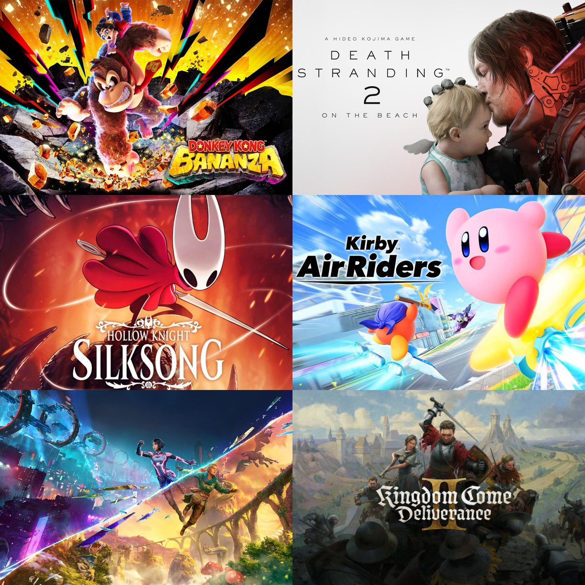KabiPlays's tweet photo. Hot take maybe but part of the Expedition 33 fanbase has been so annoying that I fucking hope something else wins Game of the Year. 

Donkey Kong Bananza. 
Death Stranding 2.
Silksong. 
Kirby Air Riders.
Split Fiction. 
Kingdom Come Deliverance 2.

LEGIT ANYTHING. https://t.co/MwUYM2HcdY