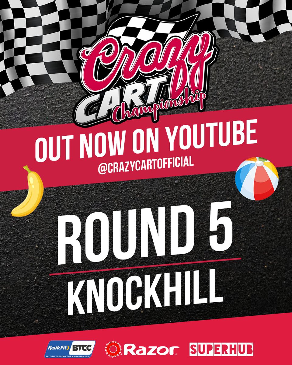 CRAZY CART CHAMPIONSHIP ROUND 5 IS OUT NOW ON YOUTUBE!! ⛰️

Click here: youtu.be/PNh-_CBHIdU

#CrazyCarts #Razor #Motorsport #BTCC #SebMelrose
