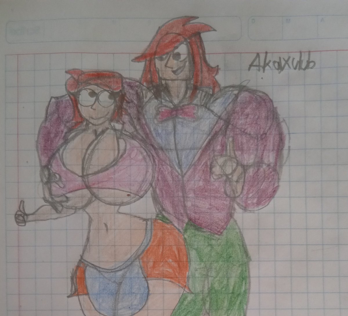 Aquí Syver y Eridan #Eritreight dándose un amistoso abrazo de matrimonio.
#Akaxulub #sketchart #sexy #milf #dilf #redhair #TheEritreights #LosEritreight #manga #illustration