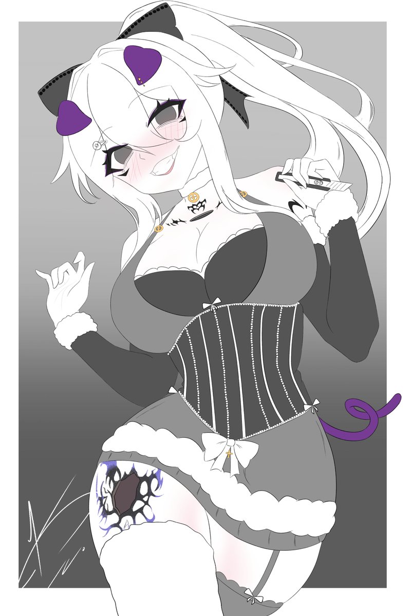 Don’t be shy~ I bite only if you ask 💋💜
#uwaillust #uwasus