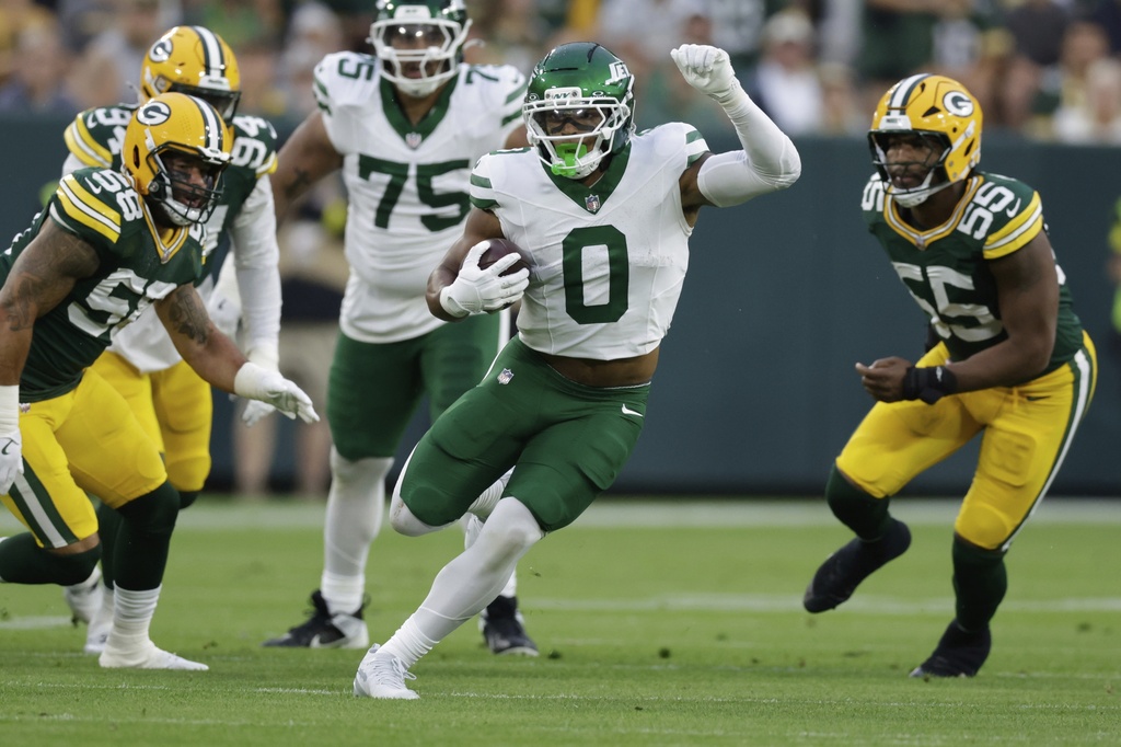 Pro Football Hall of Fame Ambassador (@pfhofambassador) on Twitter photo BRAELON ALLEN, <a href="/nyjets/">New York Jets</a> RB - In 2024, Allen, had a 90 PFF Rushing Grade on runs when the Jets needed 2 yards or less for a 1st Down - the BEST grade of any NFL RB in that situation (Per PFF) #JetUp #Jets #Jets2025 #NFL #NFL2025 #NFLPreseason #PHIvsNYJ #NFLTop100 #NFLnews #NewYork BRAELON ALLEN, <a href="/nyjets/">New York Jets</a> RB - In 2024, Allen, had a 90 PFF Rushing Grade on runs when the Jets needed 2 yards or less for a 1st Down - the BEST grade of any NFL RB in that situation (Per PFF) #JetUp #Jets #Jets2025 #NFL #NFL2025 #NFLPreseason #PHIvsNYJ #NFLTop100 #NFLnews #NewYork