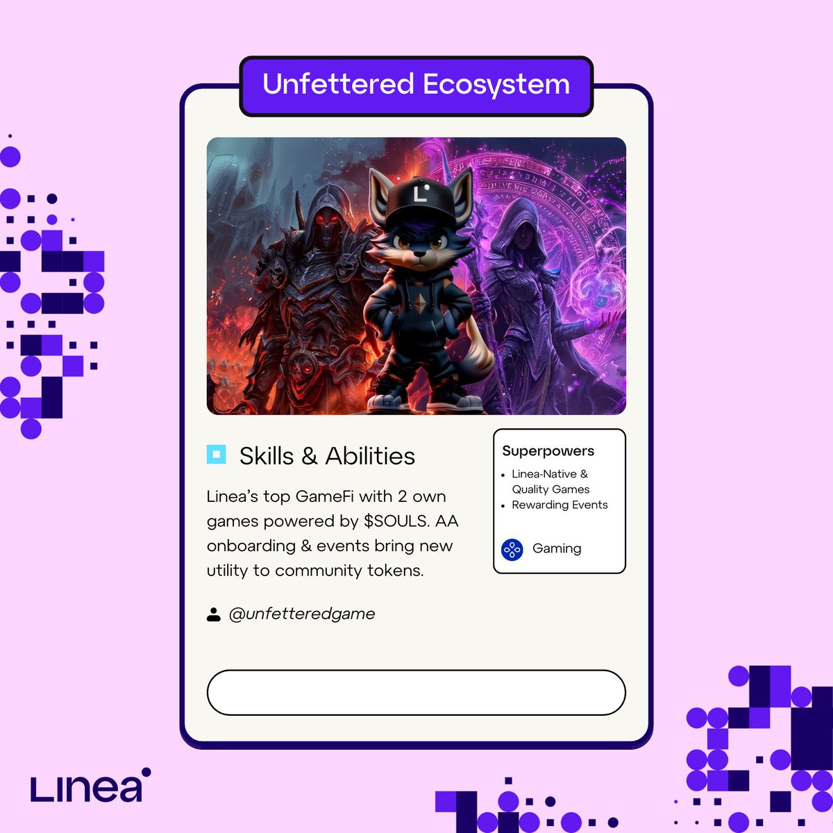 Transform every purchase into crypto rewards! Get up to 10% back in tokens, memecoins, and NFTs when you spend with <a href="/MetaMask/">MetaMask 🦊</a> Card. Including 1% back in $SOULS from <a href="/unfetteredgame/">Unfettered Ecosystem</a>!

In collaboration with <a href="/DapDapMeUp/">DapDap (🤜,🤛)</a>.

Get your 🦊💳 and start earning today!