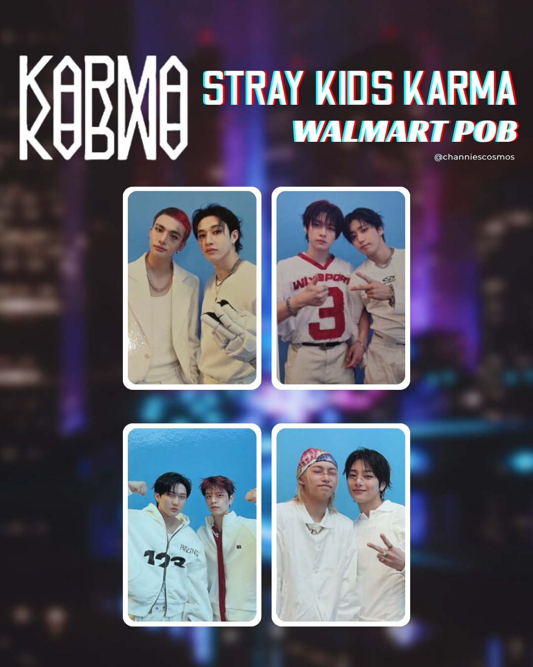Stray Kids KARMA walmart 限定フォトカード Stray Kids karma Hyunjin BangChan Walmart | Mercari