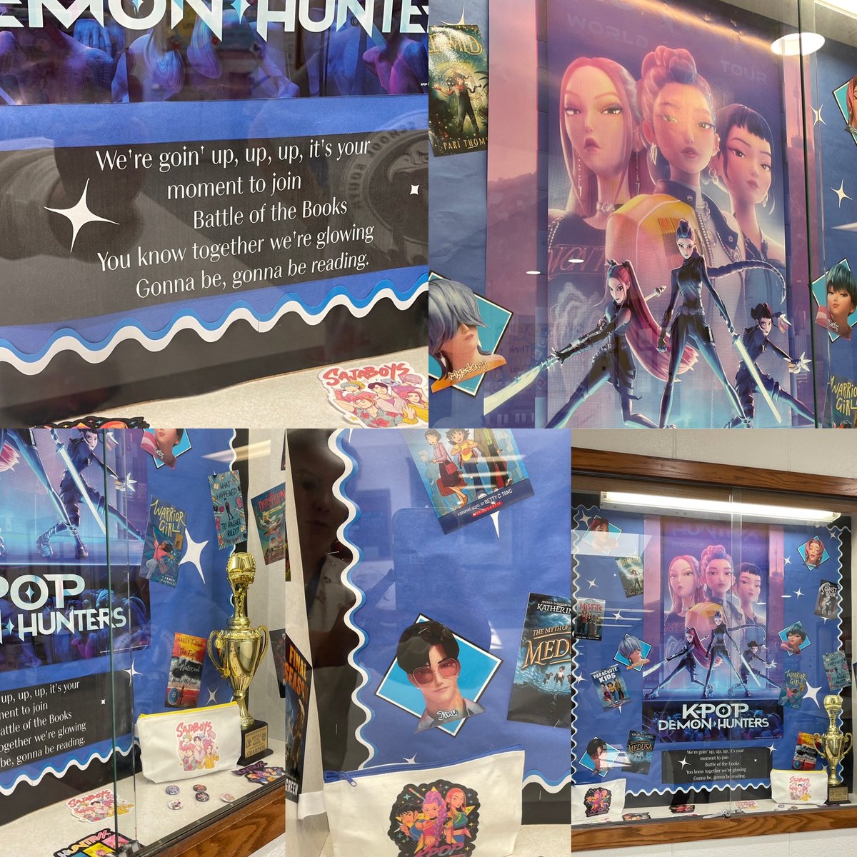 Jennifer Fox Eberle (@msslibd95) on Twitter photo We love a phenomenon in the library. All "battle of the books" participants will receive a personalized pencil pouch with their favorite K-POP character. #lzmss #thrivein95 #librariesrfun We love a phenomenon in the library. All "battle of the books" participants will receive a personalized pencil pouch with their favorite K-POP character. #lzmss #thrivein95 #librariesrfun