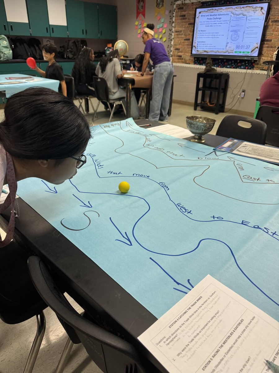 HumbleMSScience's tweet image. Easterlies, westerlies and jet streams, Oh My! @HumbleISD