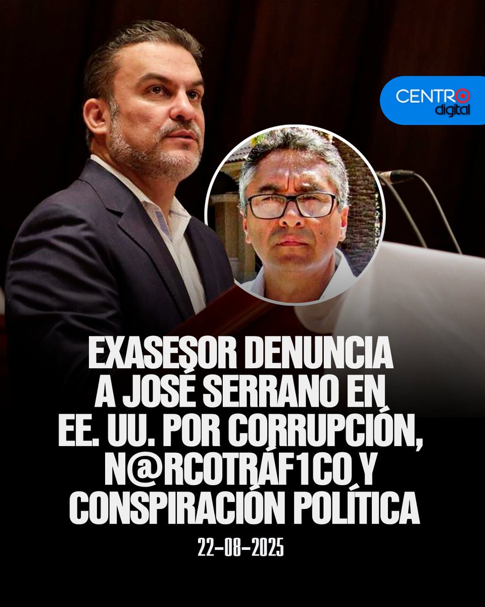 El exministro del Interior correísta, José Serrano, enfrenta en EE. UU. una serie de denuncias. Su exasesor, Diego Vallejo, entregó un informe de más de 30 páginas a la Fiscalía del Distrito Sur de Florida, que fue también remitido al Departamento de Seguridad Nacional.
Los