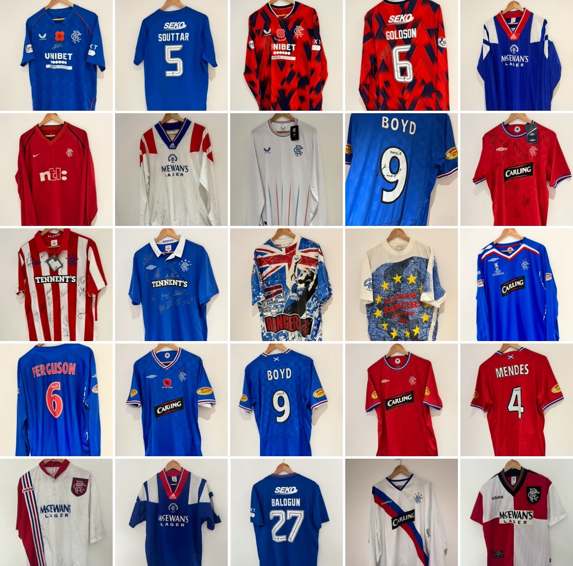 🔴⚪️🔵 For Sale 🔴⚪️🔵

𝙎𝙖𝙩𝙪𝙧𝙙𝙖𝙮 𝙨𝙖𝙡𝙚𝙨

That time of the week again! Loads available tomorrow, matchworn, long sleeves, squad signed, BNWT, nameset😮‍💨

Adidas, Nike, Umbro, castore ✔️ 

All on sale tomorrow at midday 👀 

Appreciate any RT’s on this 🫶🏼