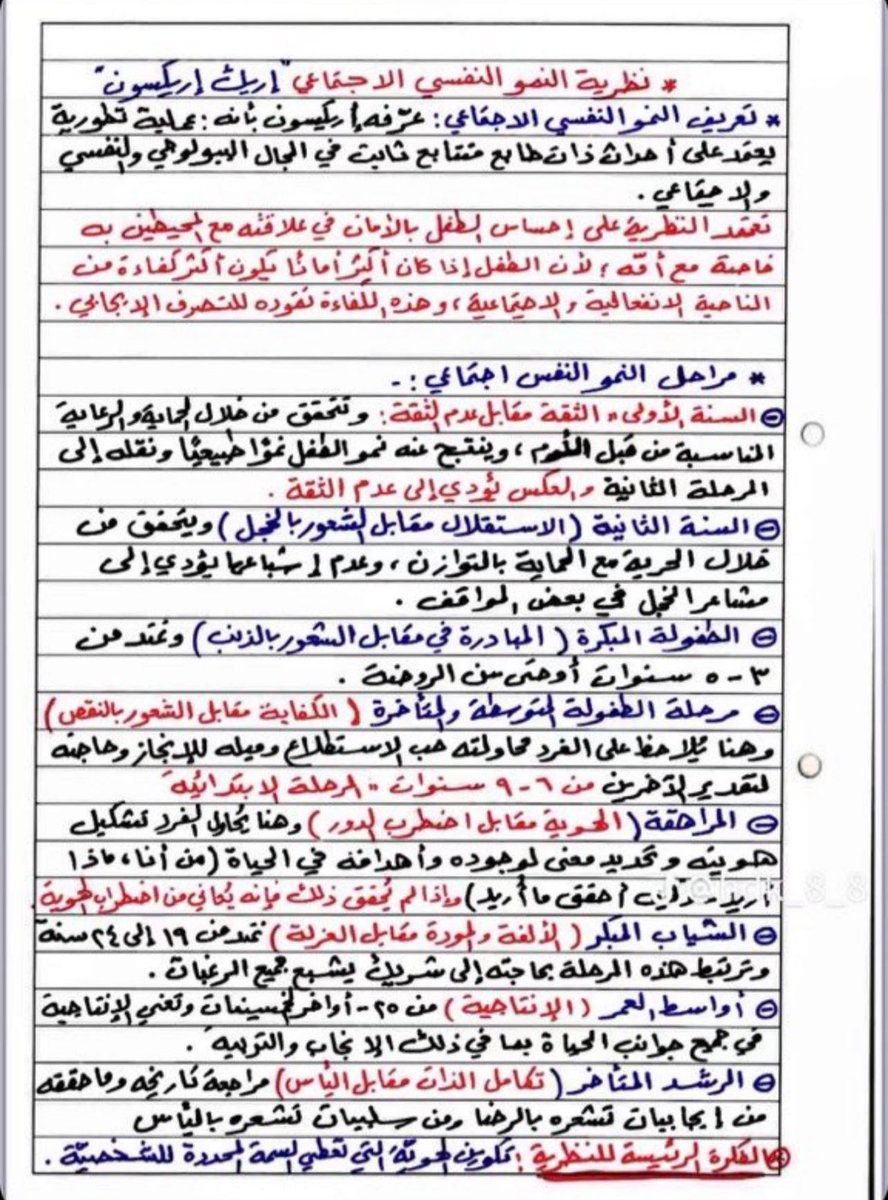 ملخص رهيب للتربوي لايفوتك: