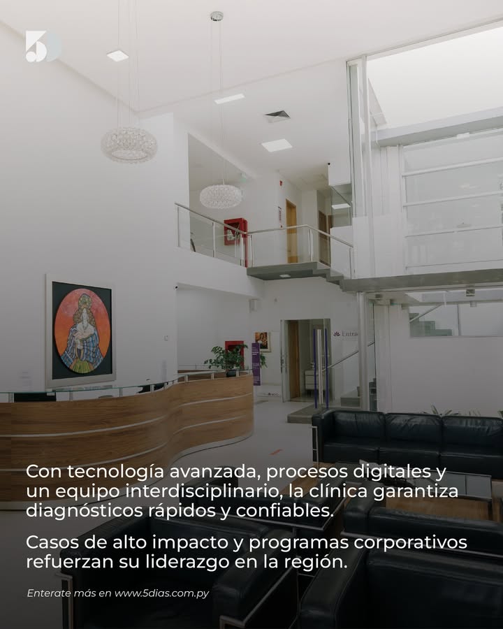 5DiasPy's tweet image. 🏥✨ Paraguay vuelve a estar en el mapa de la excelencia médica.

La clínica SIGO fue reconocida como el mejor servicio de Imágenes y Laboratorio en Latinoamérica 2025, gracias a un modelo único que combina diagnósticos precisos, atención empática y resultados en el mismo día.…