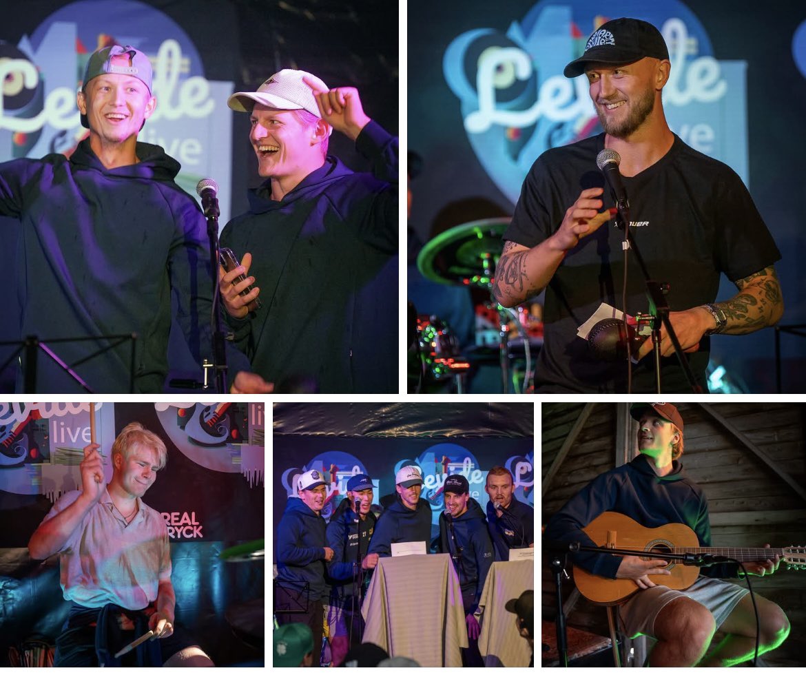 Detta är riktigt team building, mycket bättre än att åka ut &amp; sova i millitärtält &amp; härva i skogen. 
Skratta tillsammans tror jag är bättre än att kämpa på en öde ö! 

#hv71