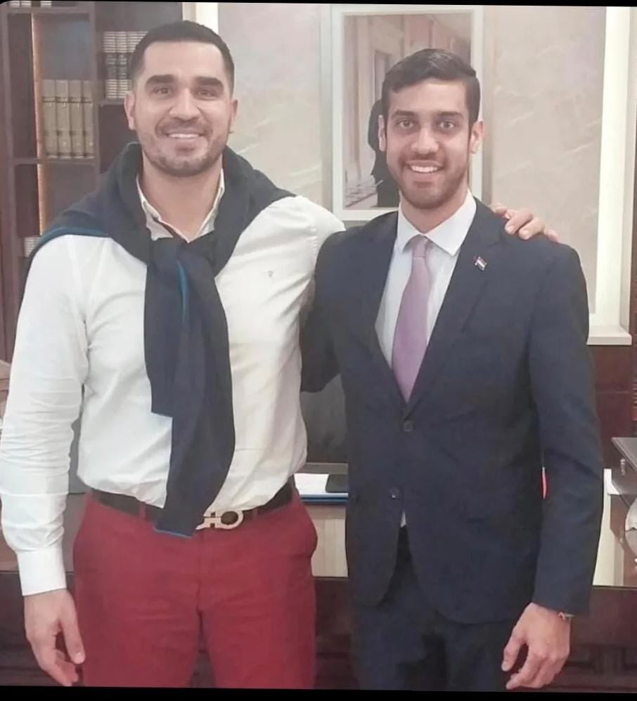 lacostasoy's tweet image. El candidato a intendente. @LuiferBernal empezó a recibir apoyo de jóvenes dirigentes colorados como @ygnacio_py.