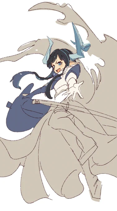 描きかけの波様