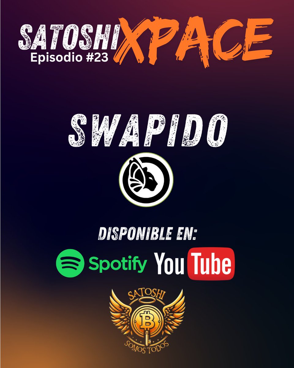 ❌ ¿Te perdiste el #SatoshiXpace23?

🔥 No pasa nada ya puedes verlo y escucharlo completo.

En este episodio conversamos con <a href="/gustavojfe/">Gustavo | Swapido</a> de <a href="/SwapidoBTC/">Swapido</a> sobre cómo su plataforma está llevando la adopción de #Bitcoin a la vida diaria, desde pagos de servicios hasta enviar y