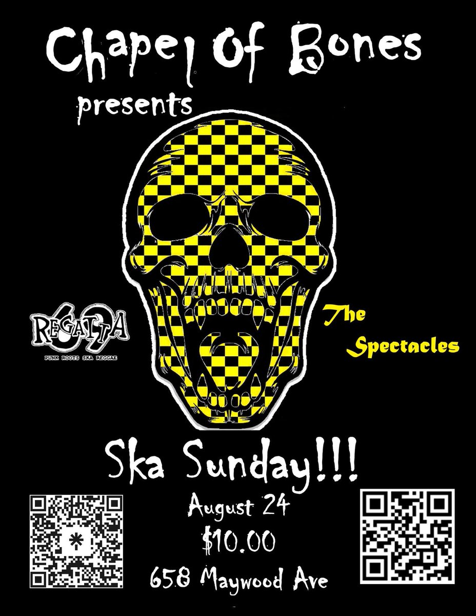 Good morning, Skankers!!! We now have a link to pre-order tickets, so please go spend $10.00:

tickpick.com/organizer/even…

We have a goal of 50 tickets pre-ordered, so let's show Chapel Of Bones that Ska is still not dead in the Triangle!!!