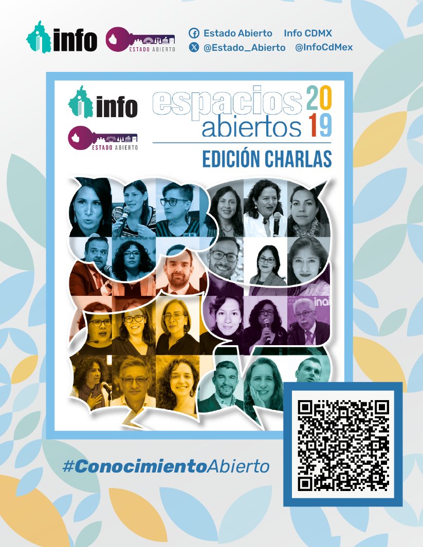 Estado_Abierto's tweet image. #ConocimientoAbierto | En 2019 encendimos la primera chispa ✨

 Hoy #EspaciosAbiertos sigue reuniendo voces diversas para promover apertura, igualdad y derechos en CDMX 🙌🏽

👁️ Consulta Espacios Abiertos 2019 | Edición Charlas:
goo.su/nJiBC3V
