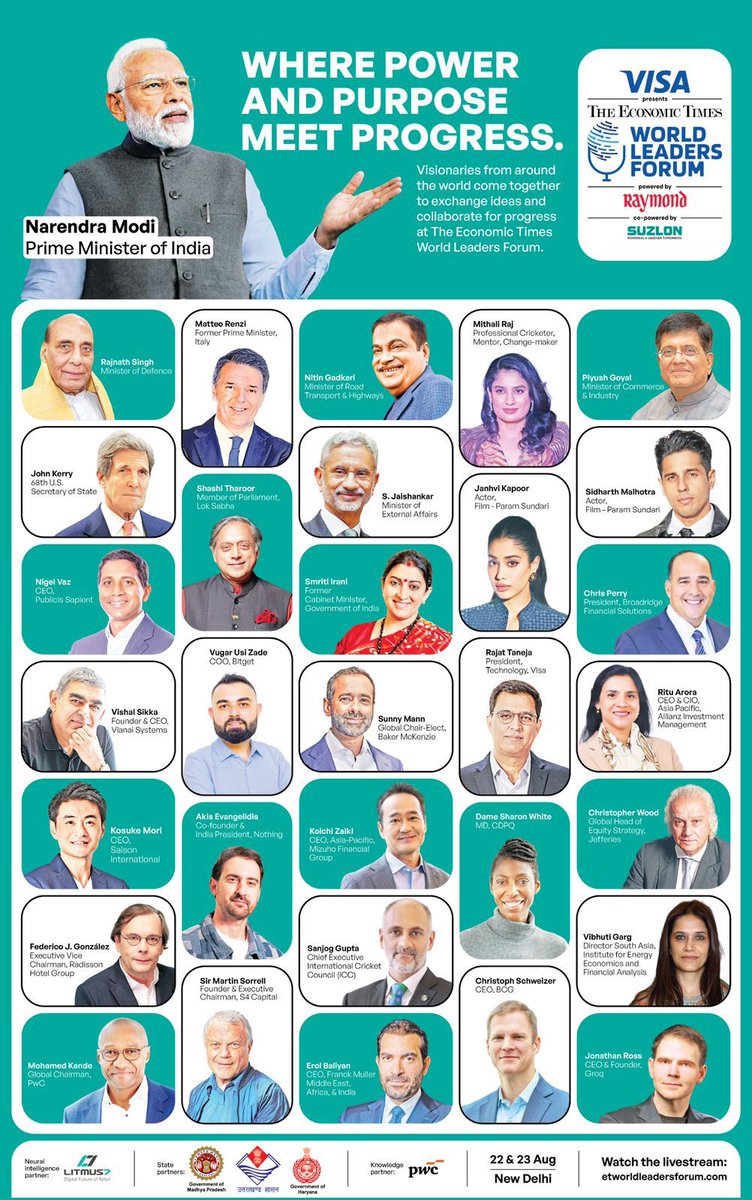 Shashi Tharoor (@shashitharoor) on Twitter photo Pleased to take part, alongside a truly impressive line up of speakers, at The <a href="/EconomicTimes/">Economic Times</a> World Leaders Forum this evening. In dialogue with <a href="/pranabsamanta/">Pranab Dhal Samanta</a>. We discussed the impact of tariffs, bipartisanship in foreign policy, and more Pleased to take part, alongside a truly impressive line up of speakers, at The <a href="/EconomicTimes/">Economic Times</a> World Leaders Forum this evening. In dialogue with <a href="/pranabsamanta/">Pranab Dhal Samanta</a>. We discussed the impact of tariffs, bipartisanship in foreign policy, and more