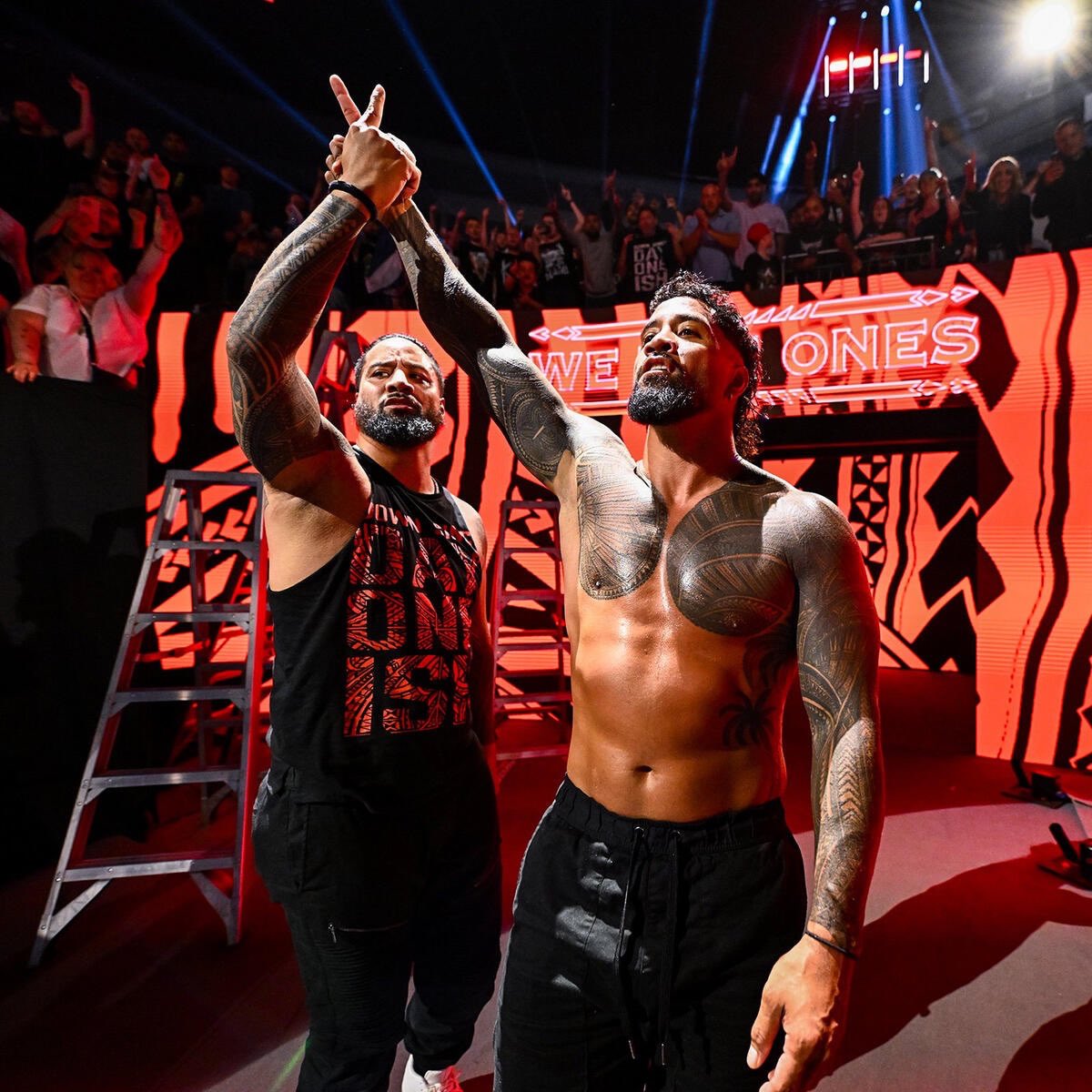 RFanatic's tweet photo. From the Island of Relevancy to the history books of tag team wrestling… Happy Birthday to the greatest twins to ever do it — The Usos! #DayOneIsh #UCEY  @theusotwinzcom https://t.co/gPZtHoV3Xm