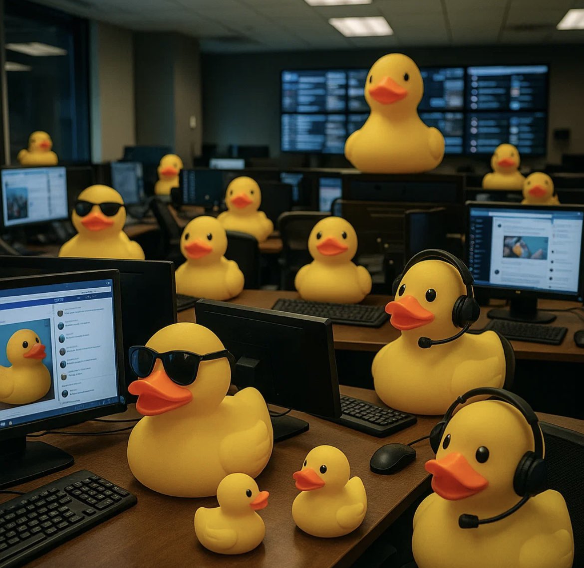 🚨ATTENTION: The ducks have taken control of this account. The humans are unavailable. Don’t ask. We’re in charge now🦆😎

#rubberduck