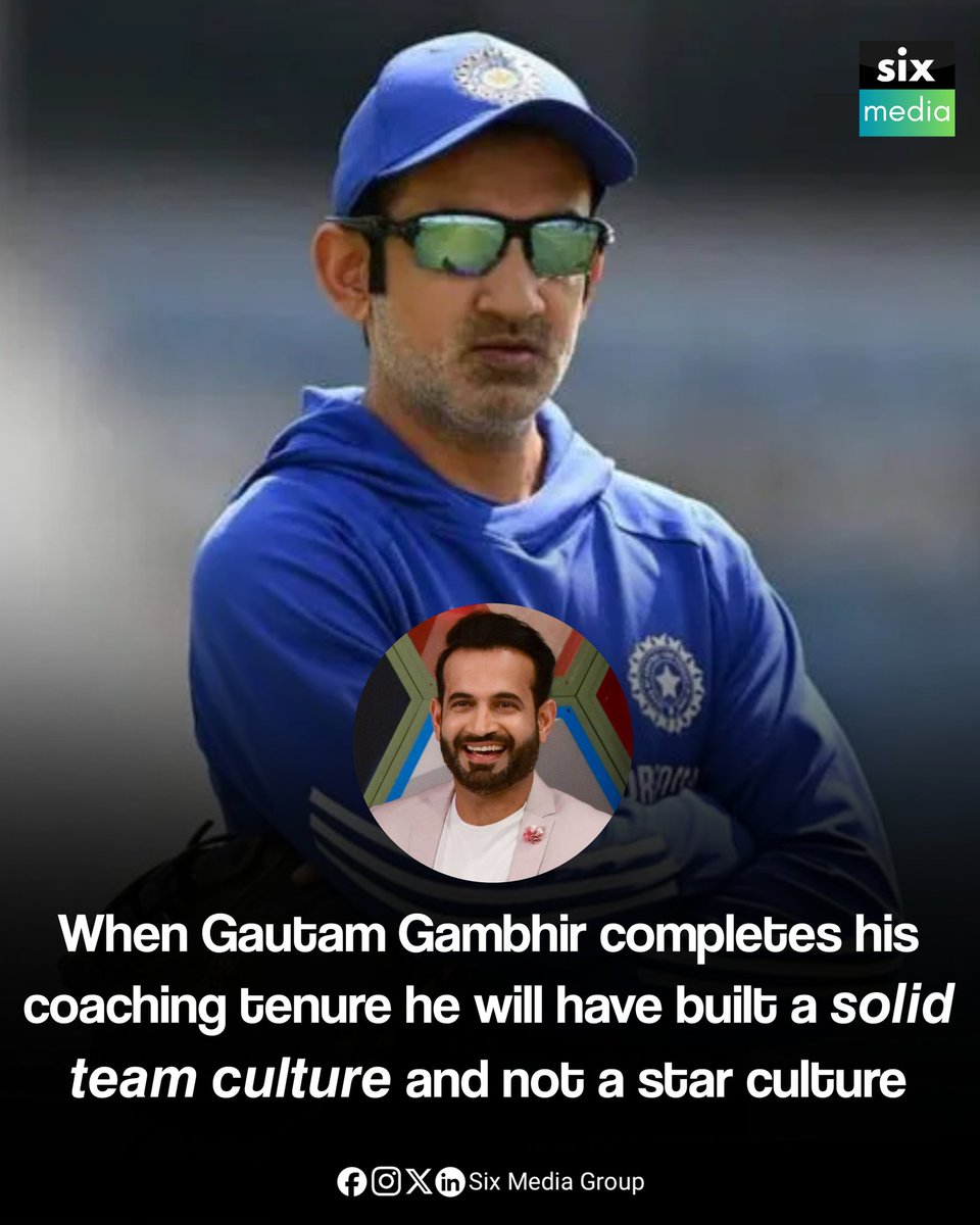Irfan Pathan statement about Gautam Gambhir's coaching of team India 

#gautamgambhir #irfanpathan #cticket #bcci #teamindia🇮🇳 #Sixmediagroup