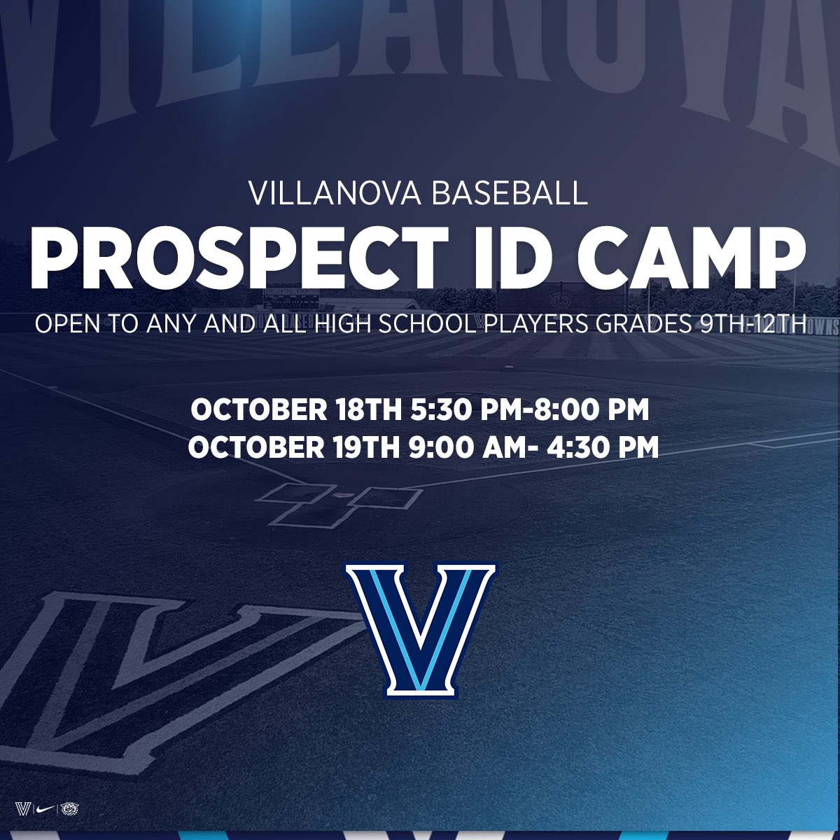 VUBaseball's tweet photo. Join us for our Prospect ID Camp on October 18th and 19th⚾️

For more information and to register, visit our website by clicking the link in our bio!😼✌🏼 https://t.co/wcJoDbNhcZ