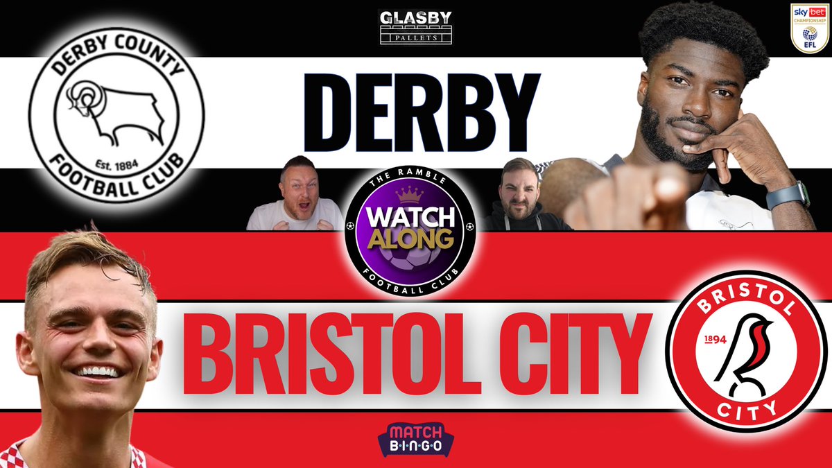 ⚪️ LIVE WATCHALONG AT 7:30pm 🔴

It’s Derby vs Bristol City LIVE WATCHALONG over on Ramble FC!!

Wonder what we’ll be talking about… 😂

youtube.com/live/21aAZ0mj5…