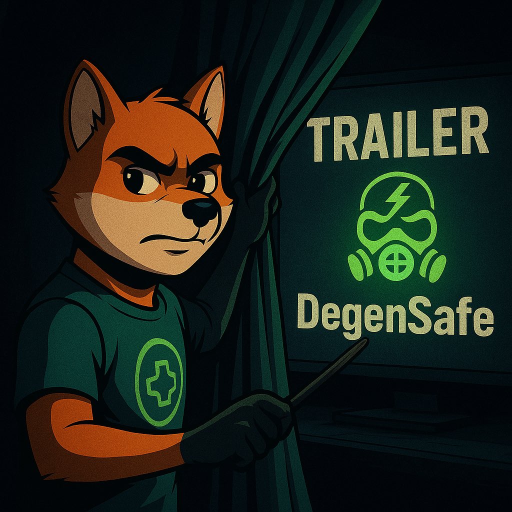 eshorts333's tweet photo. 👀 Curtains pulled back.
The first look is here…
DegenSafe Trailer Reveal.
The takeover is no longer a secret. ⚡🐕💥
#LC #DegenSafe #Crypto #Solana #LaunchpadWars
@LCSHIB @degensafefun https://t.co/QxuG8fQy2G