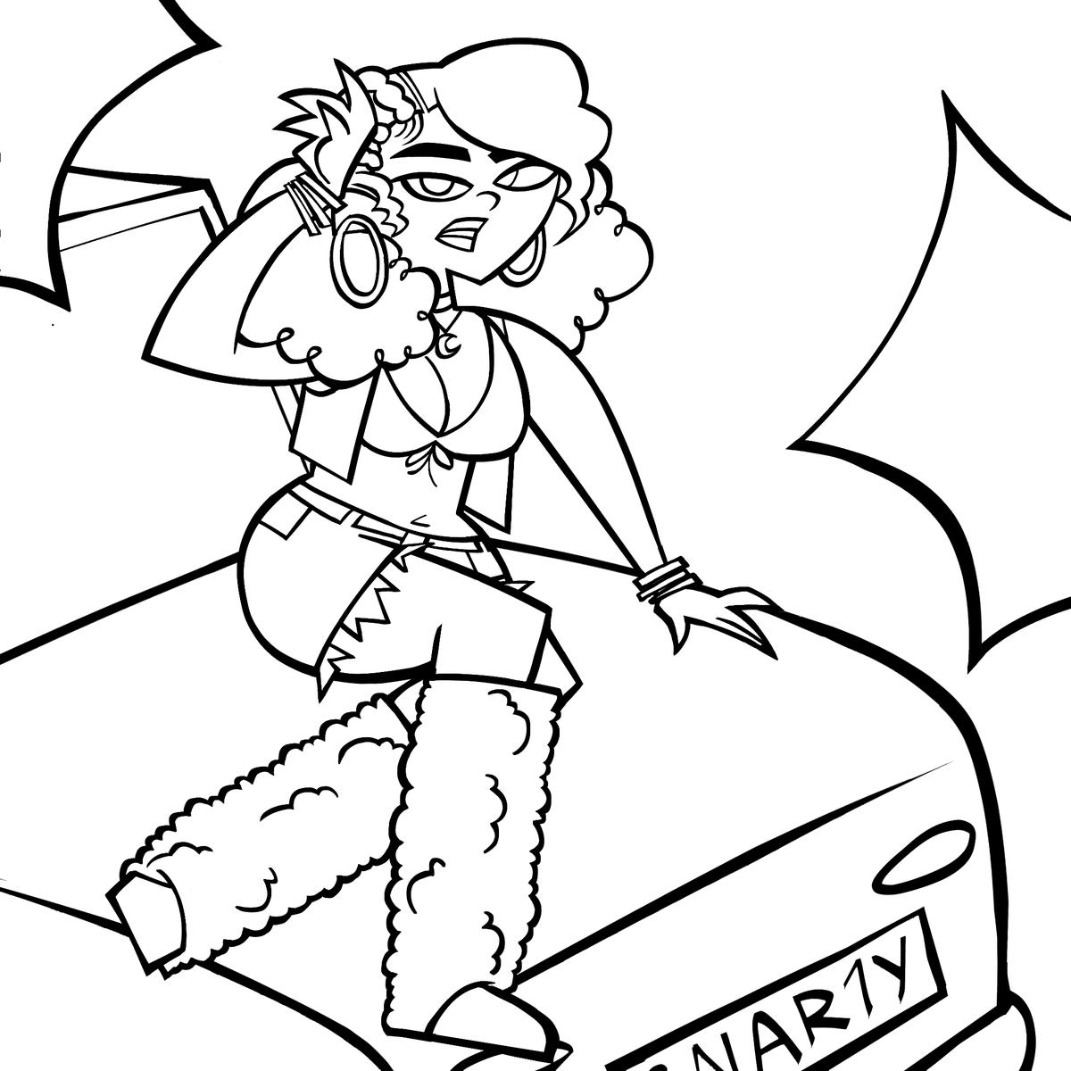 Did linework on these with doc's ( @doctor_blight ) awesome sketches on these ^_^ ouchie my hands - will update as theres more to come >:) watch out!!! 