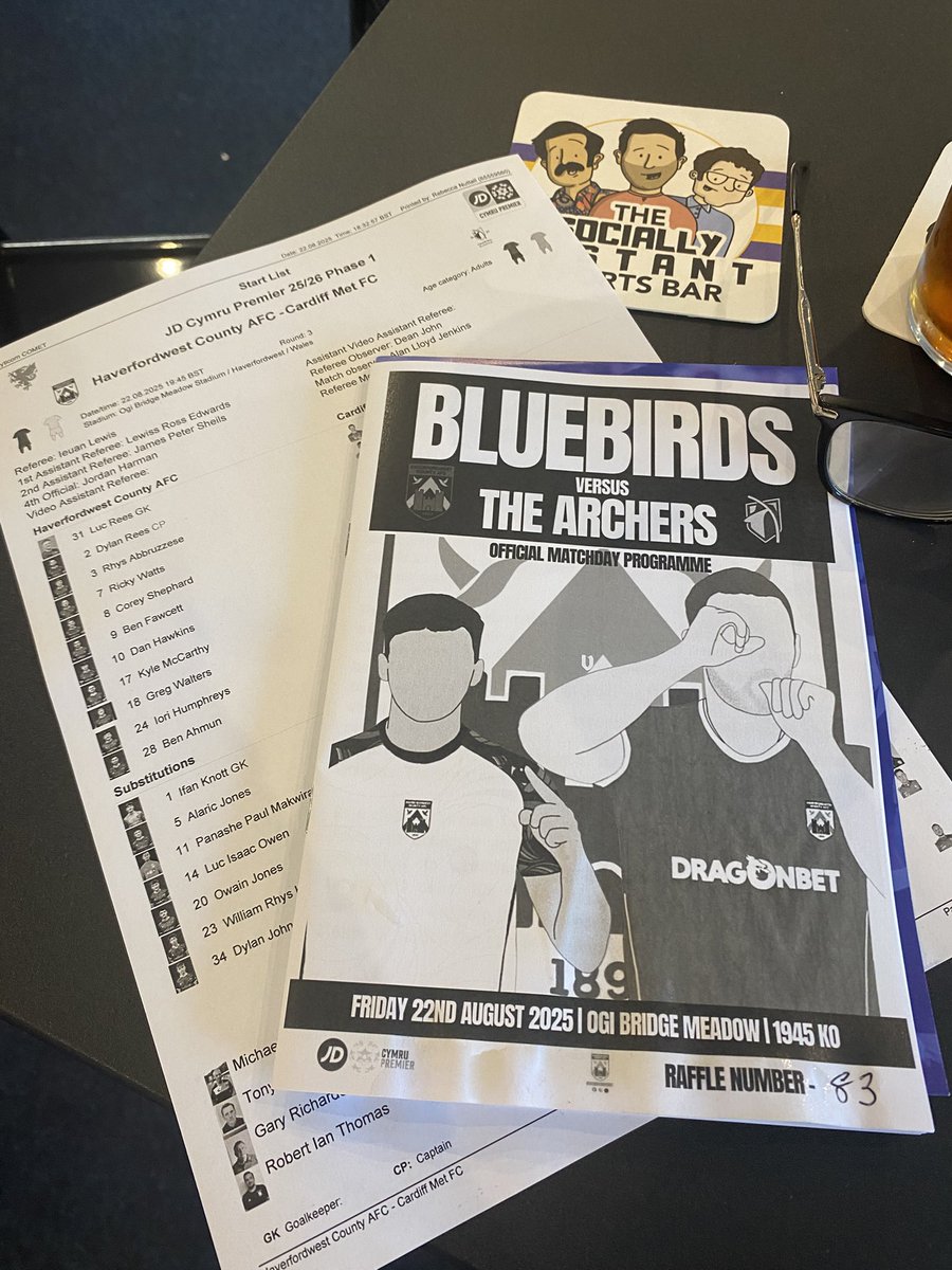 David Collins (aka djcommunications) (@davidcollins29a) on Twitter photo Rebecca is building a good set up here. <a href="/HaverfordwestFC/">Haverfordwest County AFC 🏴</a> . Liking the new Programme format. Rebecca is building a good set up here. <a href="/HaverfordwestFC/">Haverfordwest County AFC 🏴</a> . Liking the new Programme format.