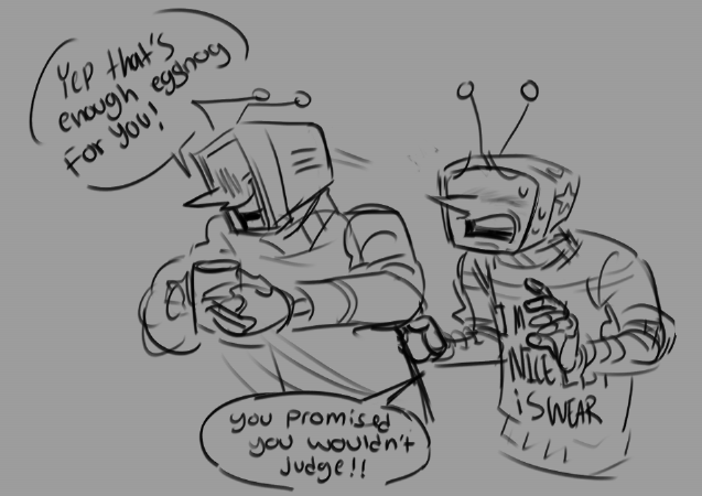 i could feel my 11 year old self giggling and jumping when i was drawing this