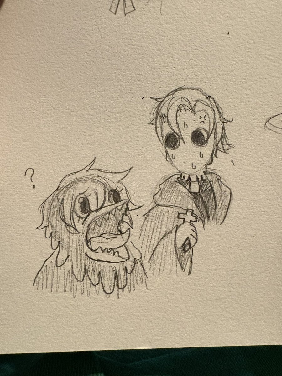 ZayneMesony's tweet photo. Hey ya’ll, I haven’t posted anything in a minute. So, I thought I would share my SbCl (really ClSb, not explicitly tho) monster child. 

This all started as a joke, and then I started doing late night doodles for @listen9669 

Anyway, this is Hubert Sirius Michaelis-Phantomhive. https://t.co/rQM7HhO1ie