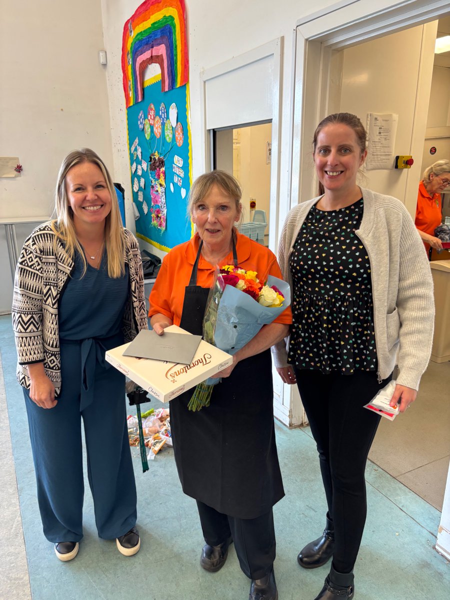 We were very sad to say goodbye to Susan today. Susan has been in charge of the kitchen at our campus for many years and has been so accommodating of our children’s dietary requirements. We wish her all the best for her retirement.