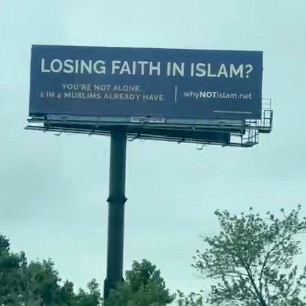 HaramDoodles (@haramdoodles) on Twitter photo I spy with my little apostate eye an epic billboard up in New Jersey, USA by <a href="/ExmuslimsOrg/">Ex-Muslims of North America</a>! 🥳
#ApostasyDay #whyNOTislam
whynotislam.net I spy with my little apostate eye an epic billboard up in New Jersey, USA by <a href="/ExmuslimsOrg/">Ex-Muslims of North America</a>! 🥳
#ApostasyDay #whyNOTislam
whynotislam.net