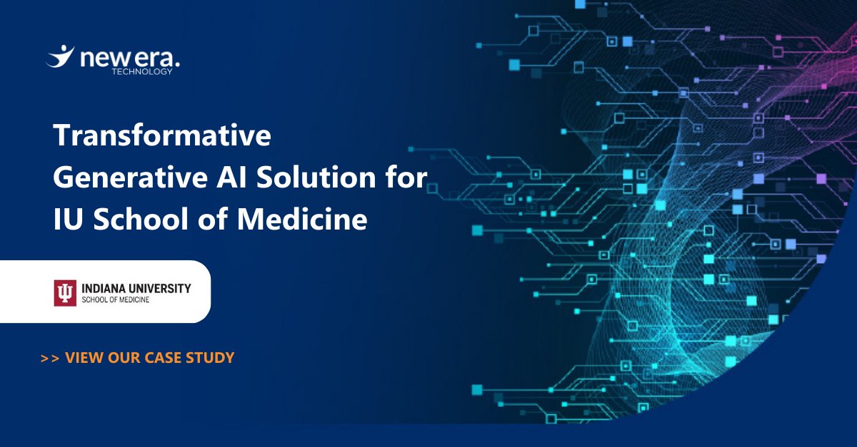 🚀 Live now: Our latest AI success story

When the largest medical school in the U.S. needed to deploy secure, enterprise-grade AI to thousands of users quickly and cost-effectively, they turned to New Era Technology.
Read the full case study here → hubs.la/Q03Drl2f0