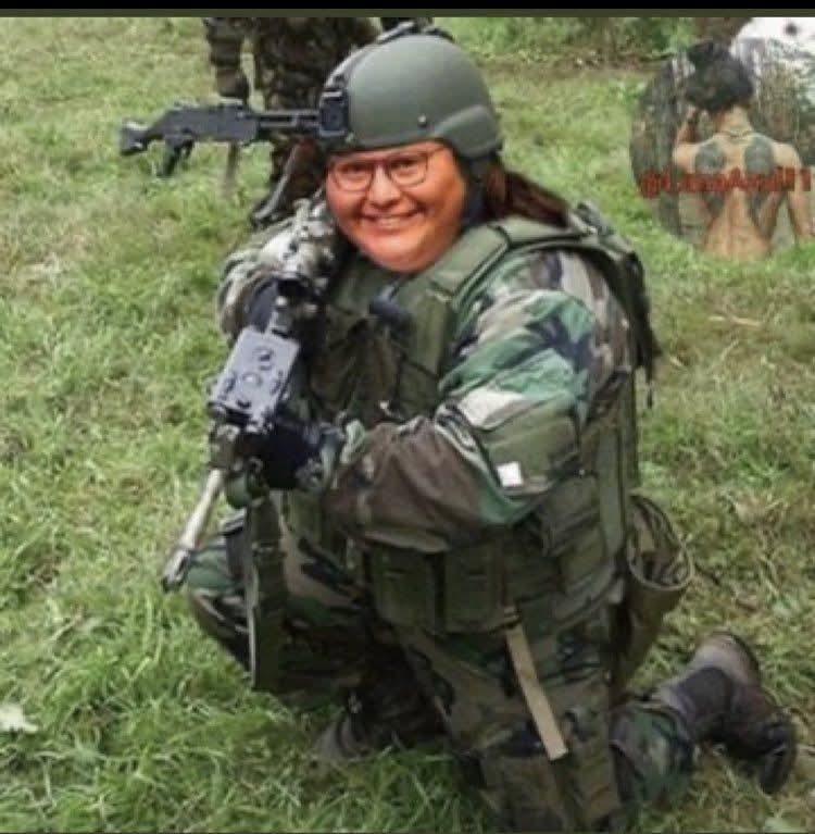 Arouet_V's tweet photo. Citalli Hernández (@CitlaHM) se alista para defender la patria. https://t.co/0n6gwjXPnI