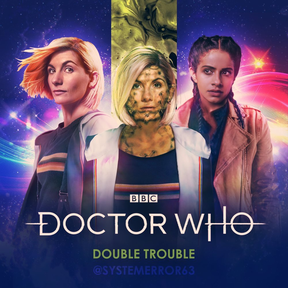 PurpleArchiveDW's tweet photo. The Thirteenth Doctor comes face to face with herself as she battles... Meglos!
by @SystemError63 

#DoctorWho #NDCM https://t.co/OY13IZx555
