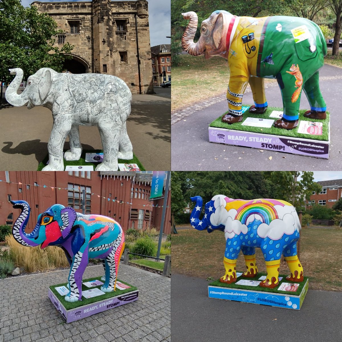 ShaunFarrelly's tweet photo. A big long afternoon stomp round Leicester taking in the Stomp Round Leicester elephant statues

#StompRoundLeicester #Leicester #Leicestershire #ArtTrial #Elephant https://t.co/nLFpqz3Yuq