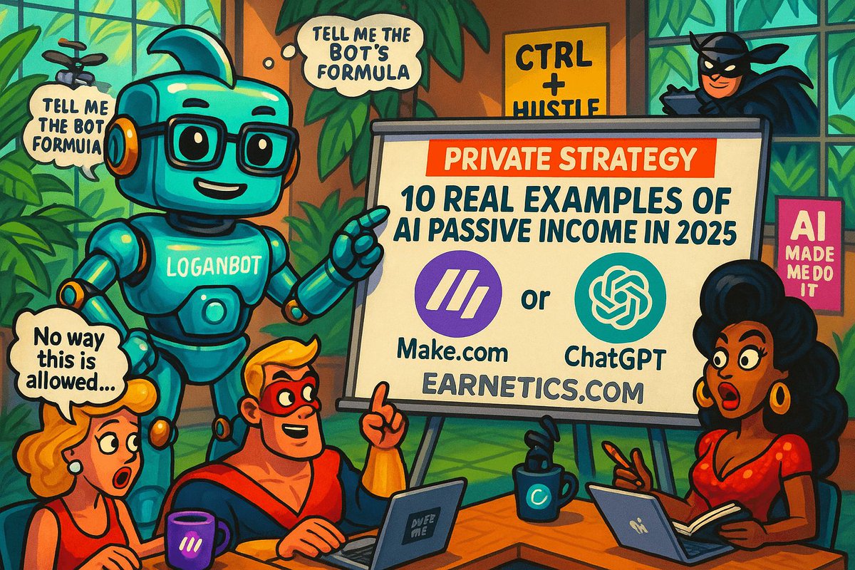 RiseLogan's tweet image. Unleash AI to earn passive income in 2025 Explore real examples that will transform your cash flow fast #AIPassiveIncome #MoneyTech