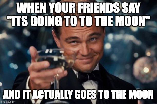 CheersDiCaprio's tweet photo. Raise your glass (and your tokens) with #CHEERS! 
14x in 4 hours, ready for our next breakthrough. It’s all toast from here. 🥂✨ https://t.co/HJzv8NNwds