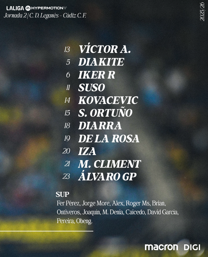 Cadiz_CF's tweet photo. 👥 𝗔𝘀𝗶 𝘀𝗮𝗹𝗶𝗺𝗼𝘀 𝗲𝗻 𝗕𝘂𝘁𝗮𝗿𝗾𝘂𝗲 👇

#LeganésCádiz https://t.co/Sz90eQUhpu