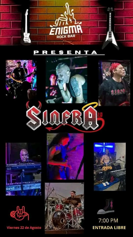 LO MEJOR DE ACDC SONARA EN ENIGMA ROCK BAR CON SINFRA