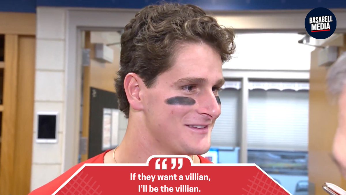basabellmedia's tweet image. RIVALRY HEATS UP: Roman Anthony silenced the Yankee Stadium boos in his debut with a HR and 3 RBI.

“There’s a long history here. My job is to perform. If they want a villain, I’ll be the villain.”