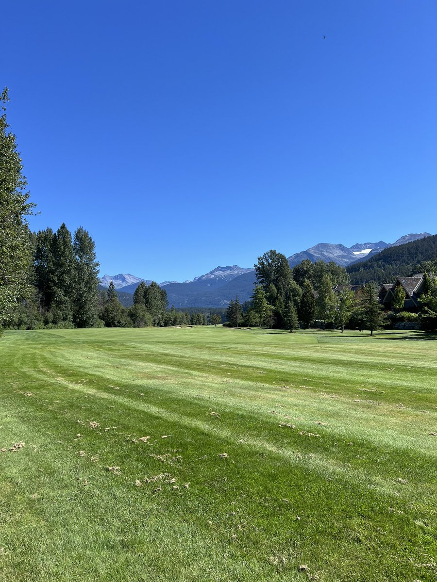 Nicklaus North in Whistler, BC. No golf on this trip but it looks pretty nice. Has anyone played it? 

I bet <a href="/andrewjcarr29/">Andrew Carr</a> would love it. 🤣