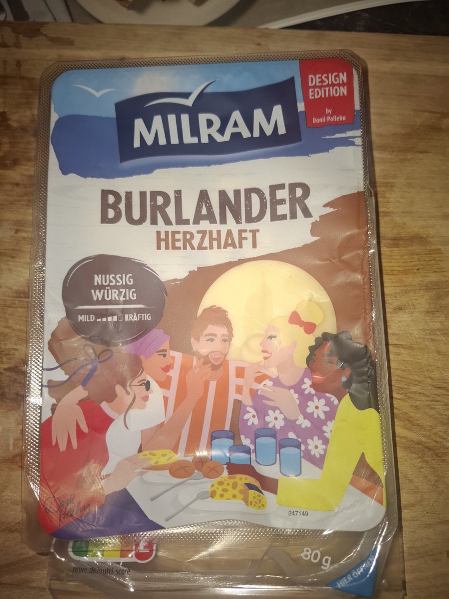 Einen schönen Gruß an alle, die sich vom Aufdruck einer Käsepackung angegriffen fühlen 😂😂