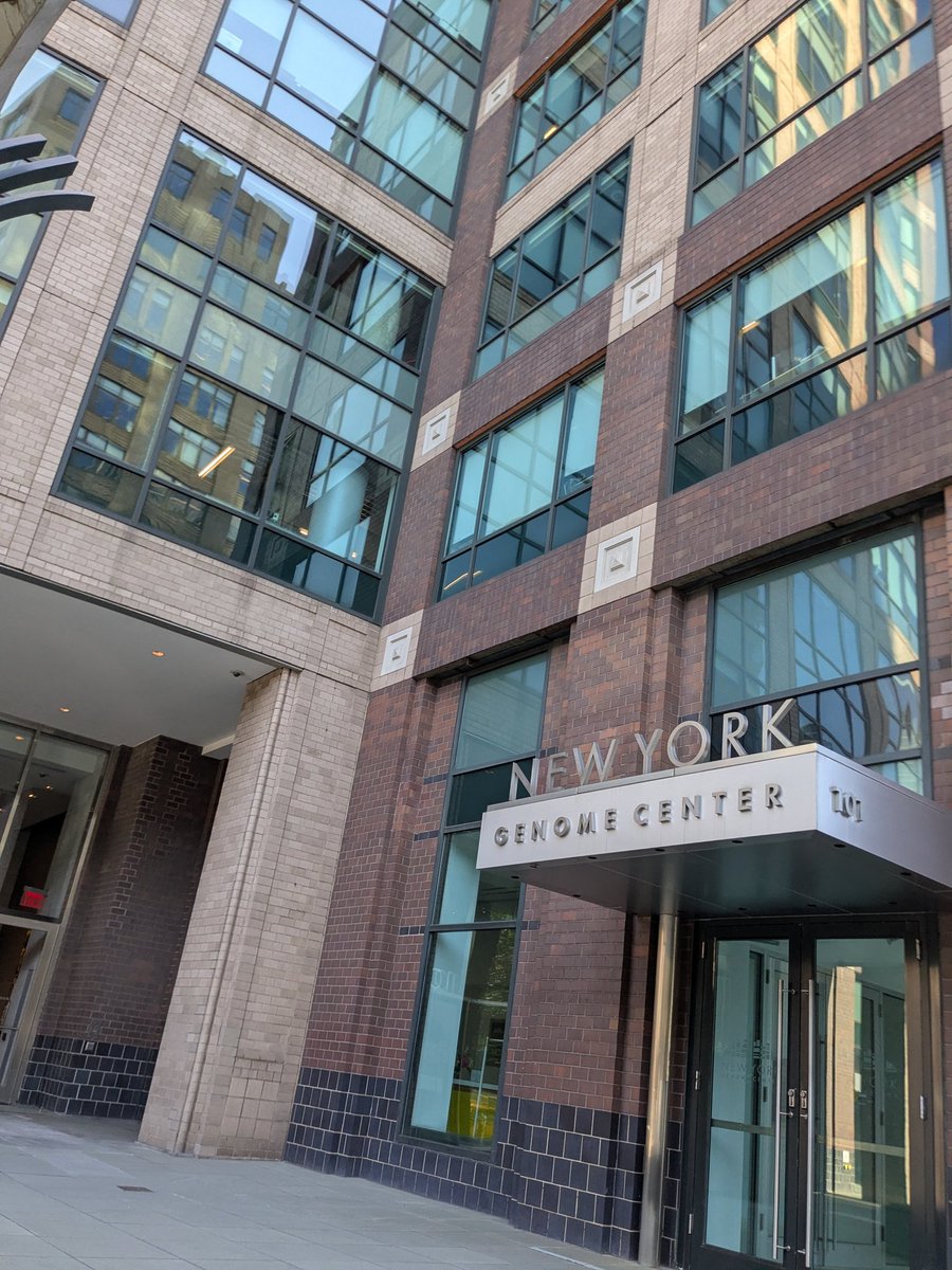 Saying a bittersweet goodbye to <a href="/nygenome/">NY Genome Center</a> today. Have had an awesome few years working on spatial tech with <a href="/mssanjavickovic/">s.</a> and the rest of <a href="/NYGCtech/">NYGCtech</a>! 

Excited to build some new RNA tech with old friends!