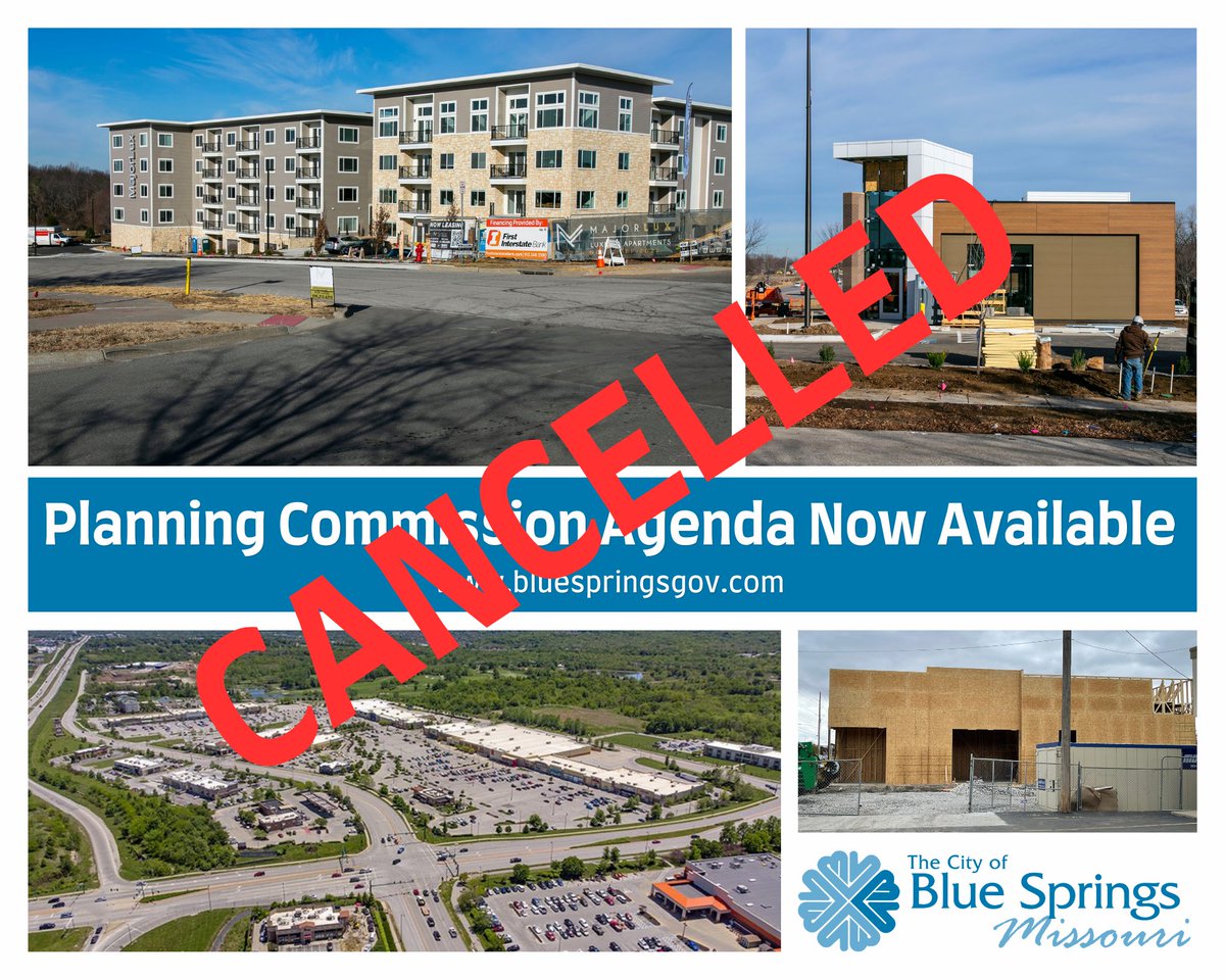 The Monday, August 25 Planning Commission has been cancelled.